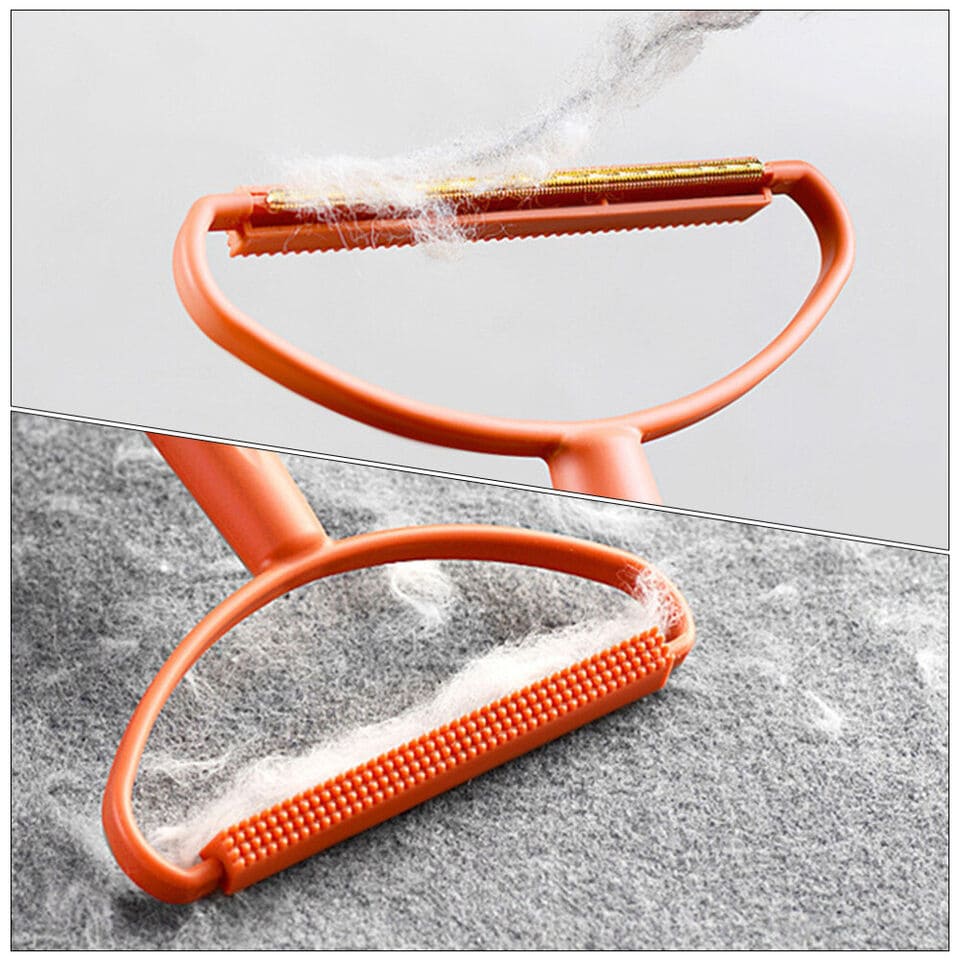 MINI PORTABLE HAIR/ LINT REMOVER | FOR BEDDING, CLOTH, CAR INTERIORS | PACK OF 2 | MULTIPURPOSE