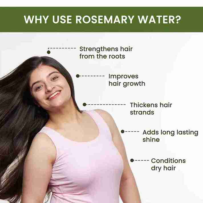 Alps Rosemary Water Hair Growth Spray | Clinically tested | 100% Safe and Tested | Benefits of Rosemary Water- Prevents Hair fall, Dry Hair, Improve Hair Thickness, Prevents Dandruff | Urbanestore
