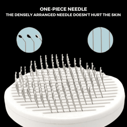 SELF-CLEANING HAIR BRUSH FOR PETS | BEST GROOMING COMB FOR DOGS, CATS