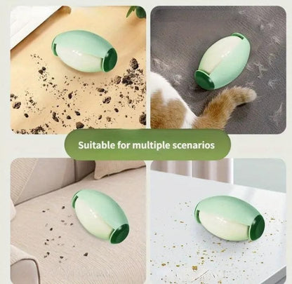 Strong sticky green silicone lint roller designed for versatile cleaning on different surfaces.