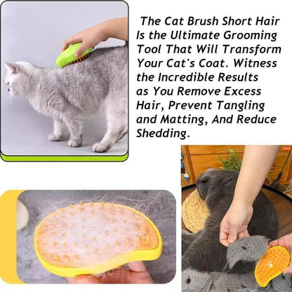 STEAMY Pets’ hair brush for easy hair removal.