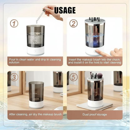 ELECTRIC MAKEUP BRUSH CLEANER
