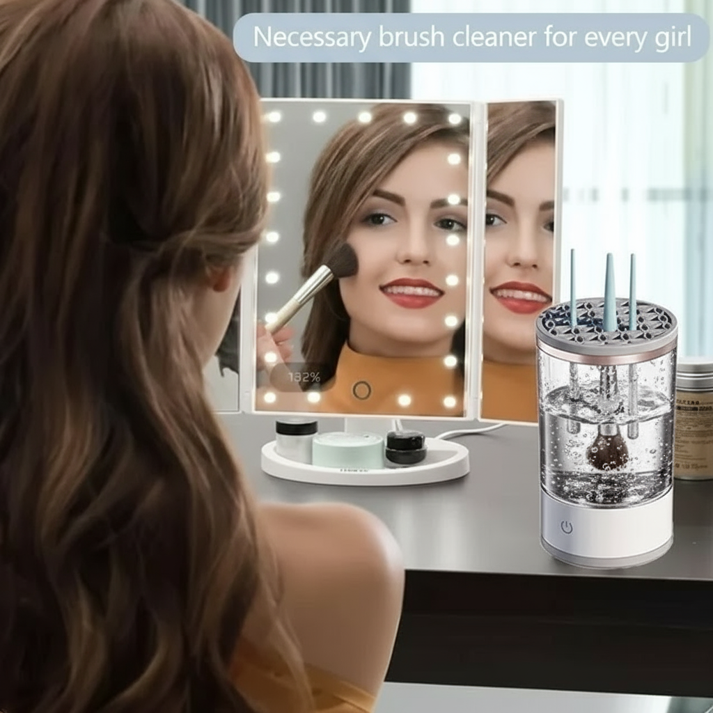 ELECTRIC MAKEUP BRUSH CLEANER